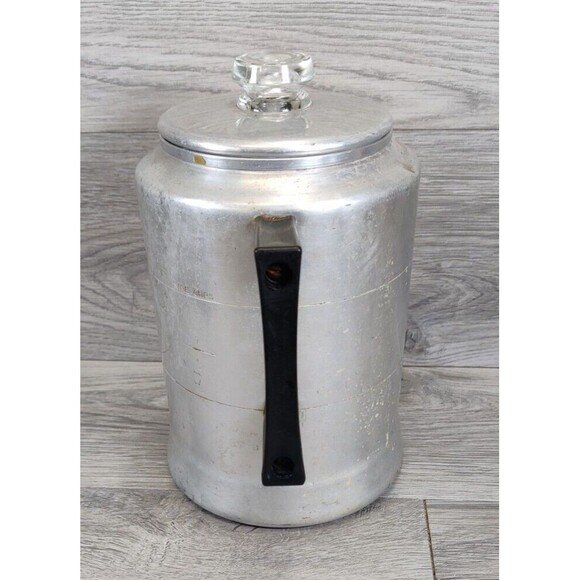Vtg  Comet The Popular Aluminum 5 - 9 Cup Percolator Stovetop Coffee Maker - Picture 2 of 11